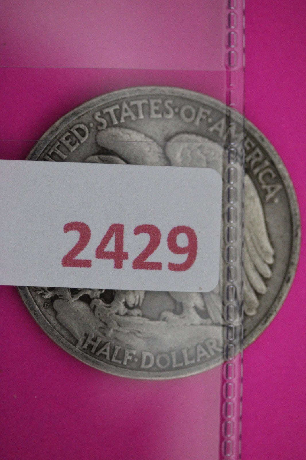 1929 D Walking Liberty Walker Half Dollar Coin Guaranteed Authentic Genuine 2429