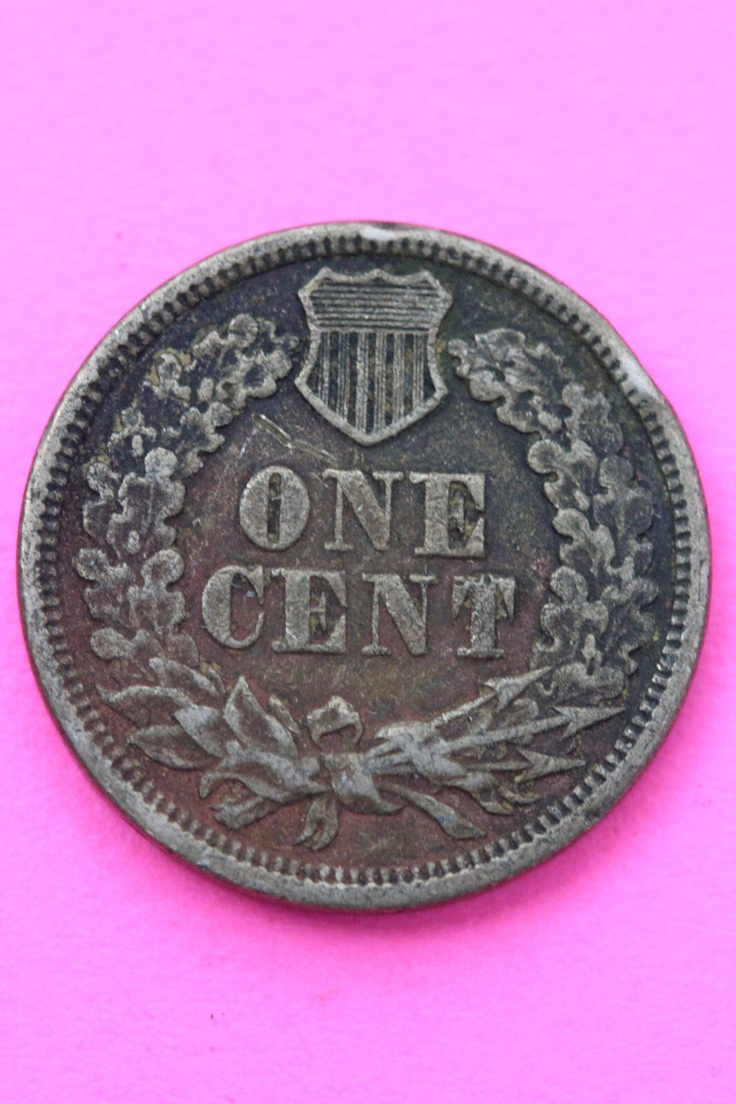1863 Copper Nickel Indian Head Cent Penny Exact Early Type Coin Pictured 199