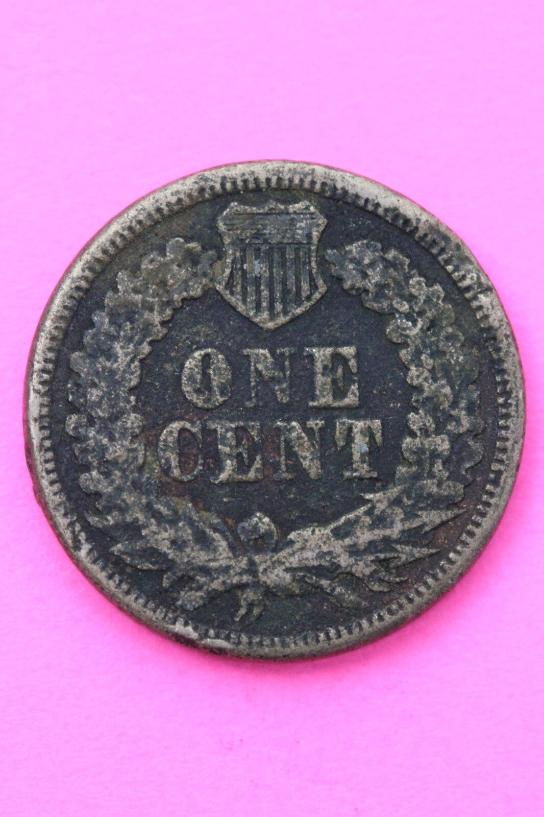 1863 Copper Nickel Indian Head Cent Penny Exact Early Type Coin Pictured 86