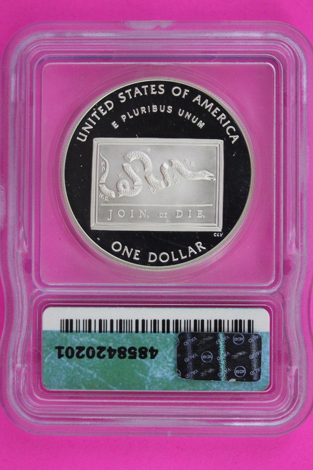 2006 P PR 70 Franklin Scientist Commemorative Silver Dollar Coin ICG Slab 1375