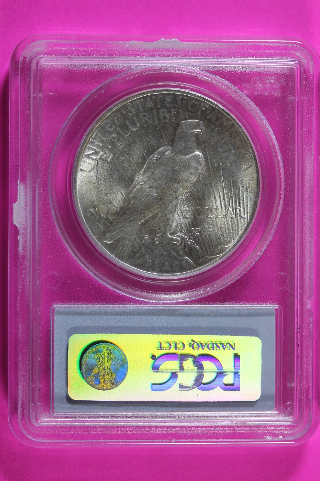 1923 P MS 63 Liberty Peace Silver Dollar PCGS Graded Authentic Certified Slab 47