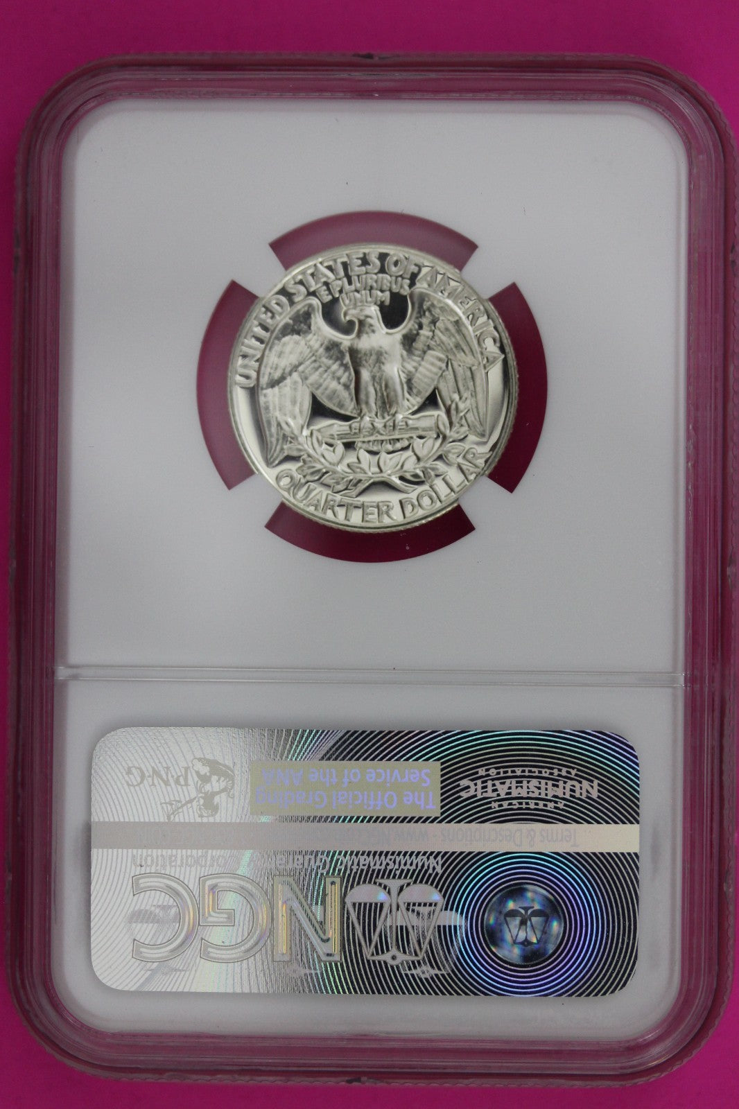 1959 PF 68 Proof Washington Silver Quarter NGC Certified Graded Authentic 1352