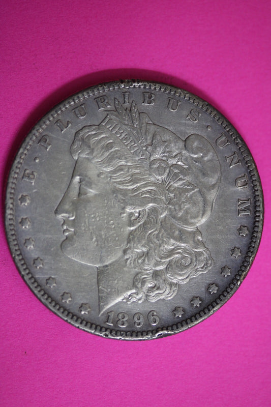 1896 S Morgan Silver Dollar Liberty Rare Key Date Coin San Francisco Mint 172