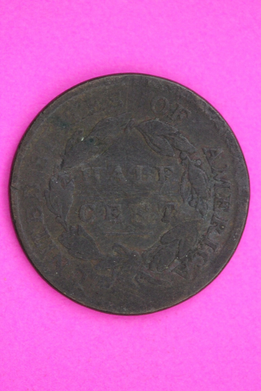 1809 Bent Classic Head Half Cent Guaranteed Authentic Coin Free Shipping 1330