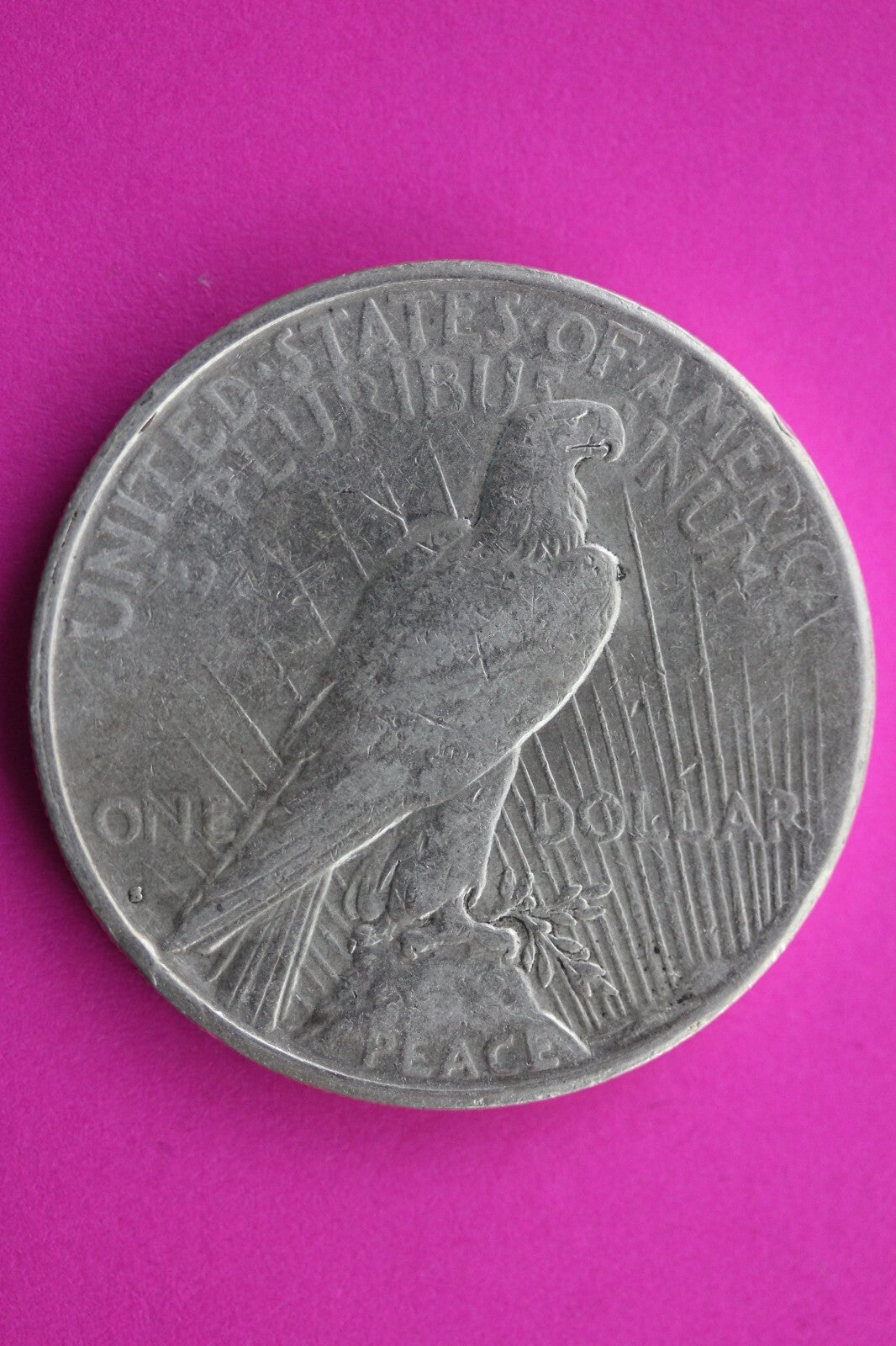 High Grade 1924 S Peace Silver Dollar LIberty Coin Guaranteed Authentic 0352N