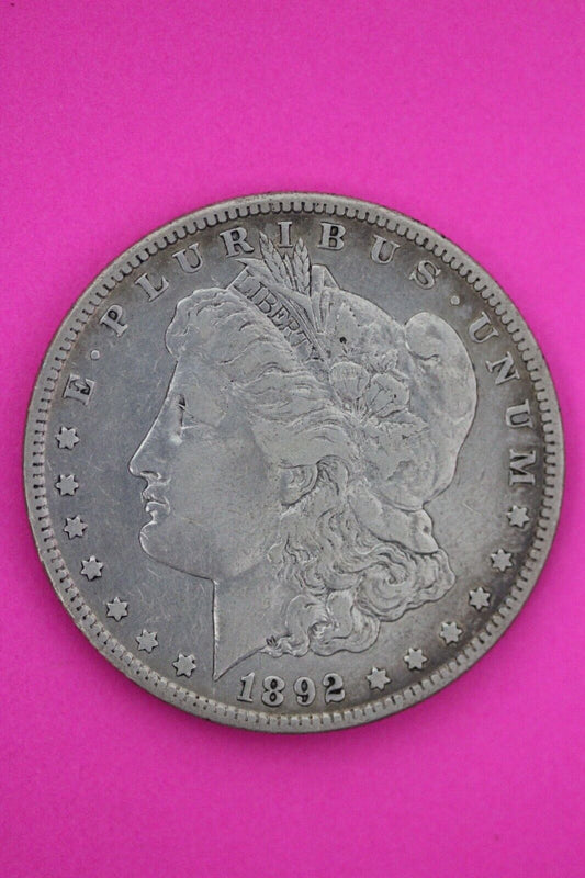 1892 S Morgan Lady Liberty Silver Dollar Semi Key Date San Francisco Coin 352