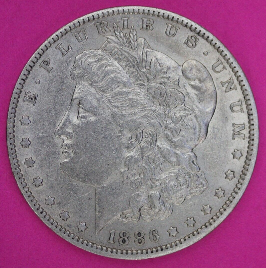 High Grade 1886 O Morgan Liberty Silver Dollar New Orleans Minted Rare Coin 66