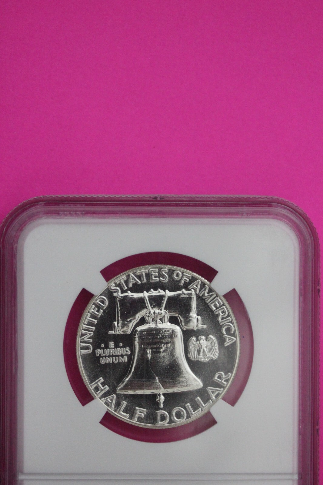 1960 PF 68 Ben Franklin Silver Proof Half Dollar NGC Graded Certified Slab 833