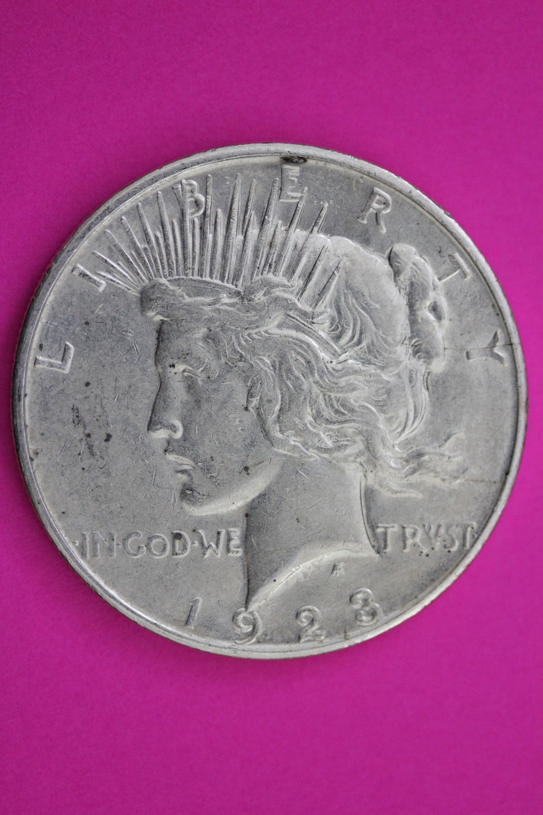 1923 D Peace Silver Dollar LIberty Coin Guaranteed Genuine American Seller 2022