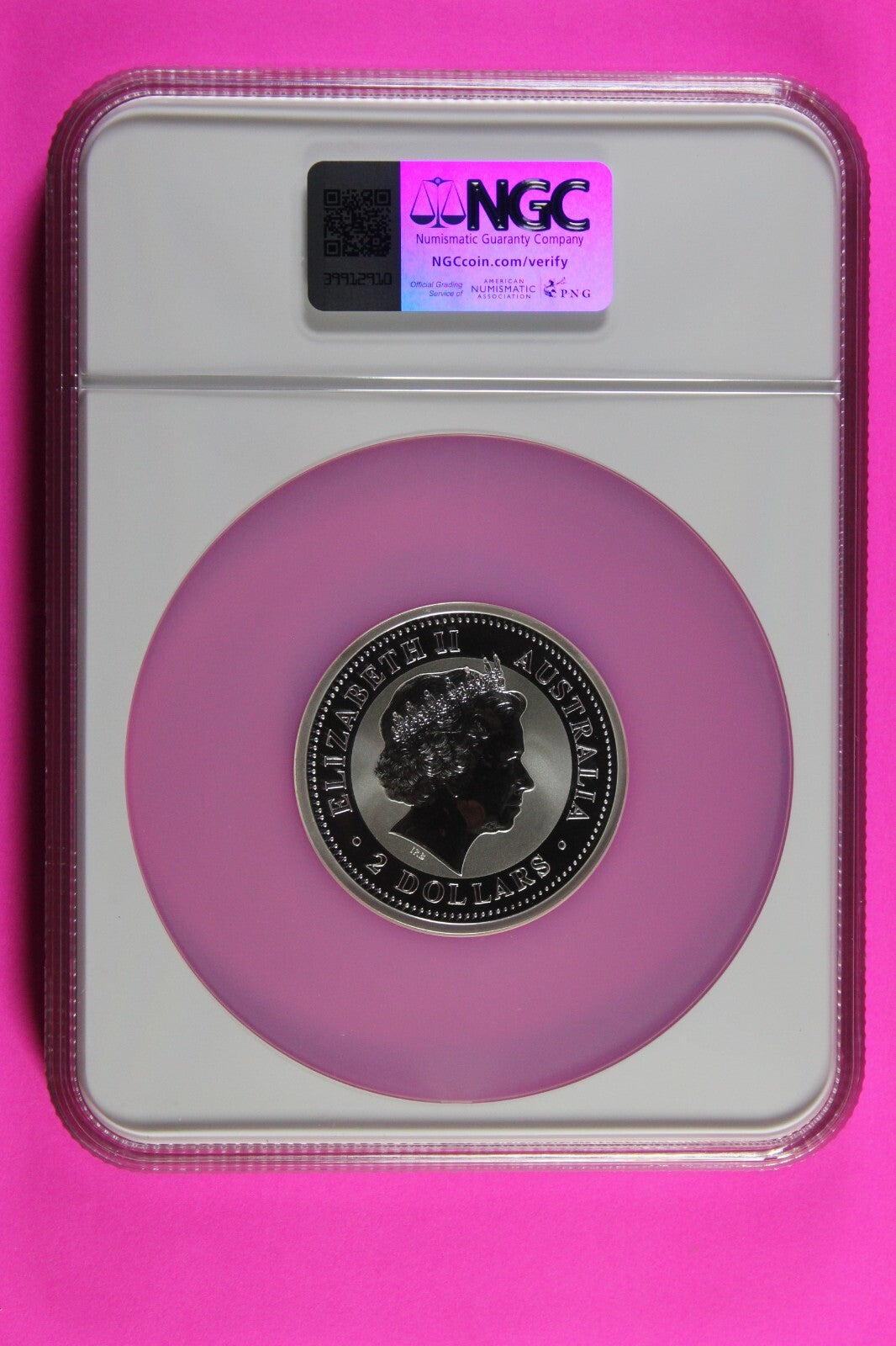 The Sole Finest Known 2000 MS 70 $2 Kookaburra 2 OZ Australia NGC 7056 Top Pop
