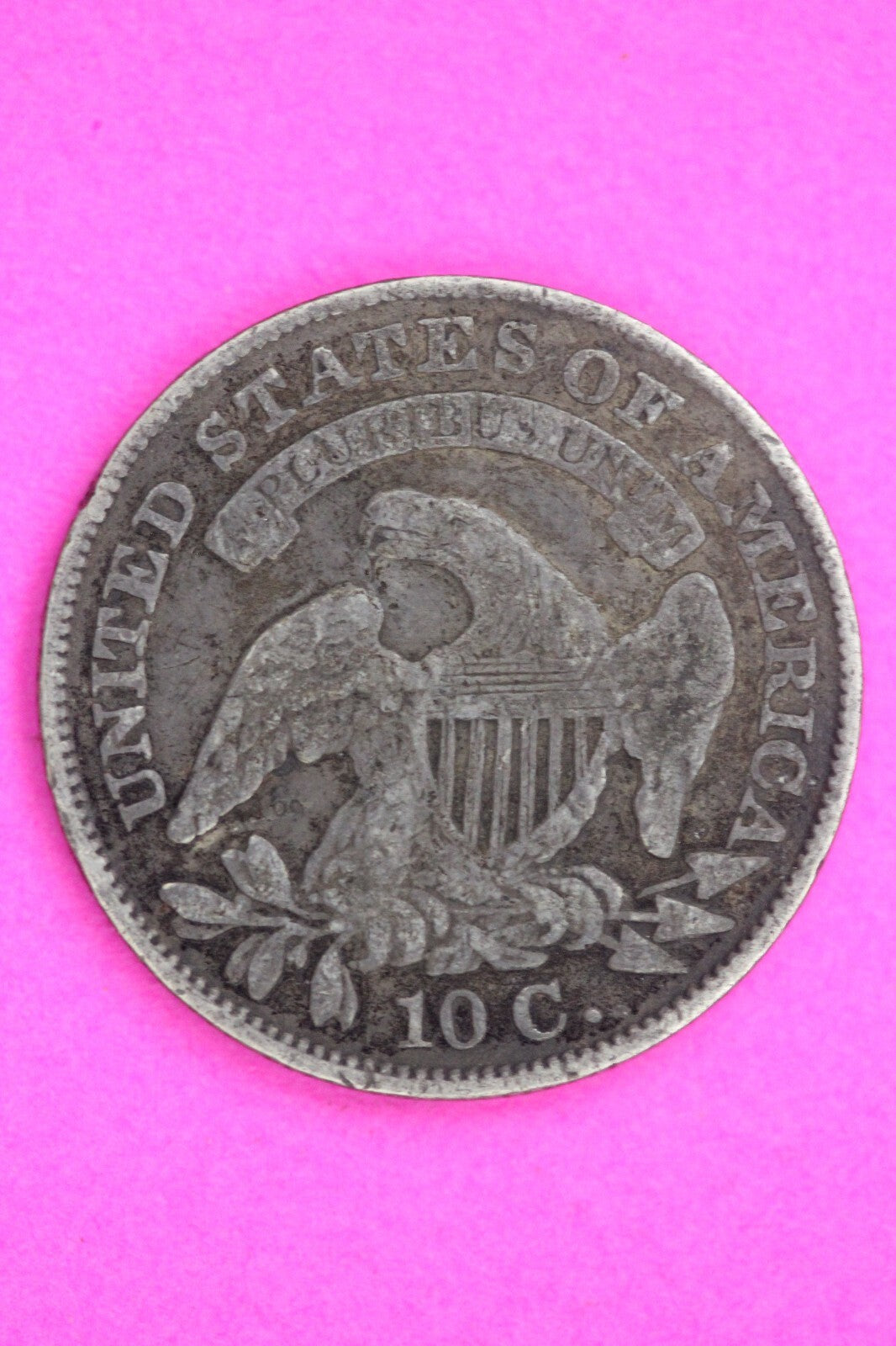 1832 Bust Capped Dime Lady Liberty Silver Coin Guaranteed Authentic Genuine 1300