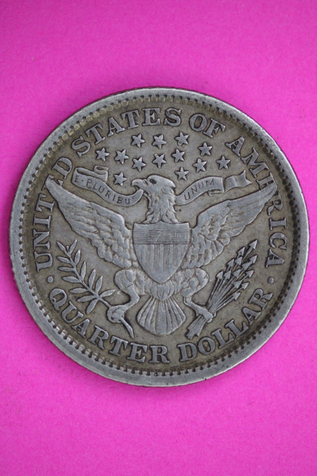 1898 P Barber Liberty Quarter Silver Guaranteed Authentic & Genuine Coin 2990