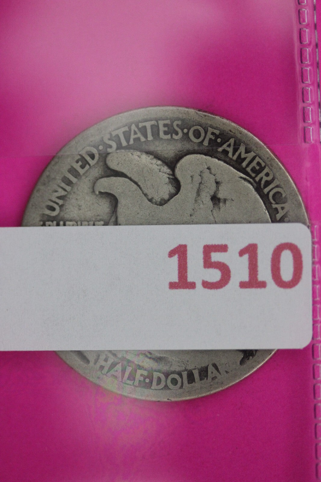 1917 Obverse S Walking Liberty Silver Half Dollar Guaranteed Authentic Coin 1510