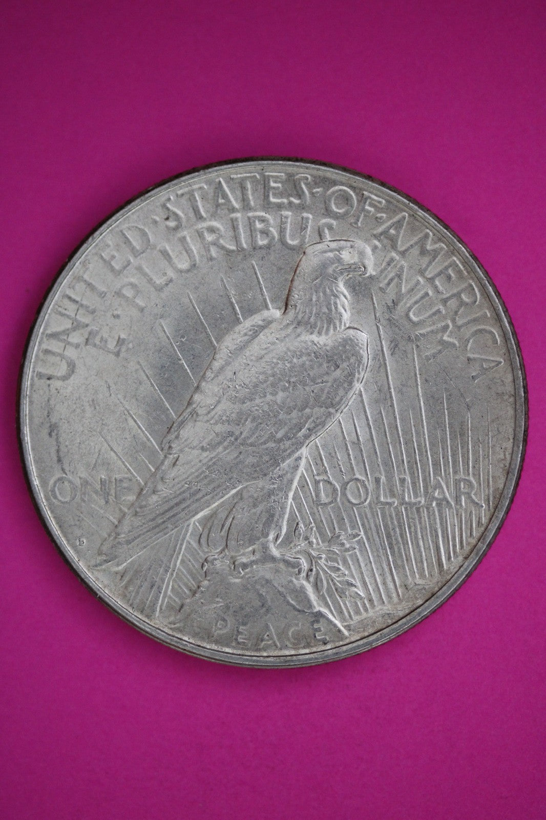 1923 D Peace Lady Liberty Semi Key Date Silver Dollar Guaranteed Authentic 2710