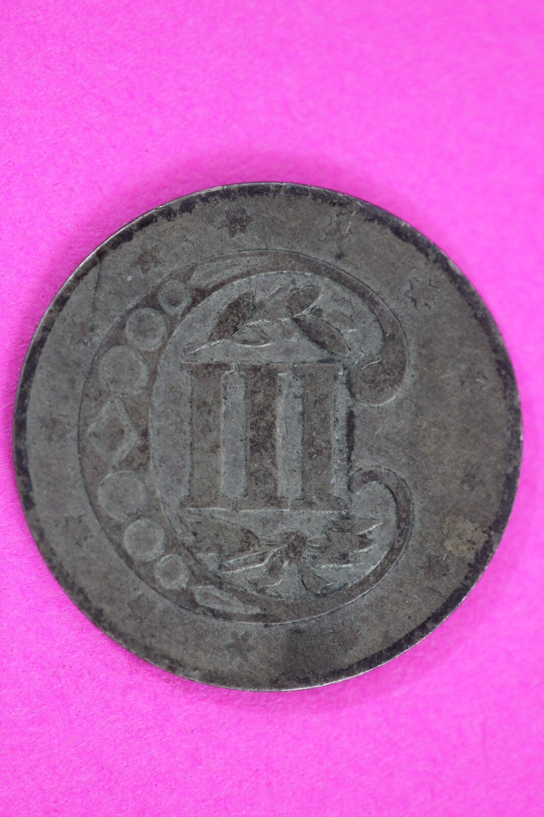 1858 Trime 3 Three Cent Silver Dime Exact Coin Shown In Pics Semi Key Date 99