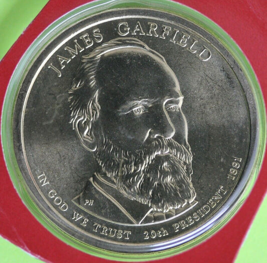 Gem BU 2011 D James Garfield Presidential Dollar In Mint Cello Exact Coin TOM 33