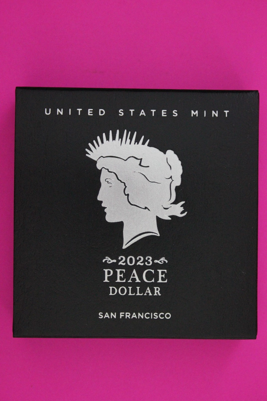 Gem Deep Cameo Proof 2023 S Peace Silver Dollar 999 Fine Mint Box & COA 6022