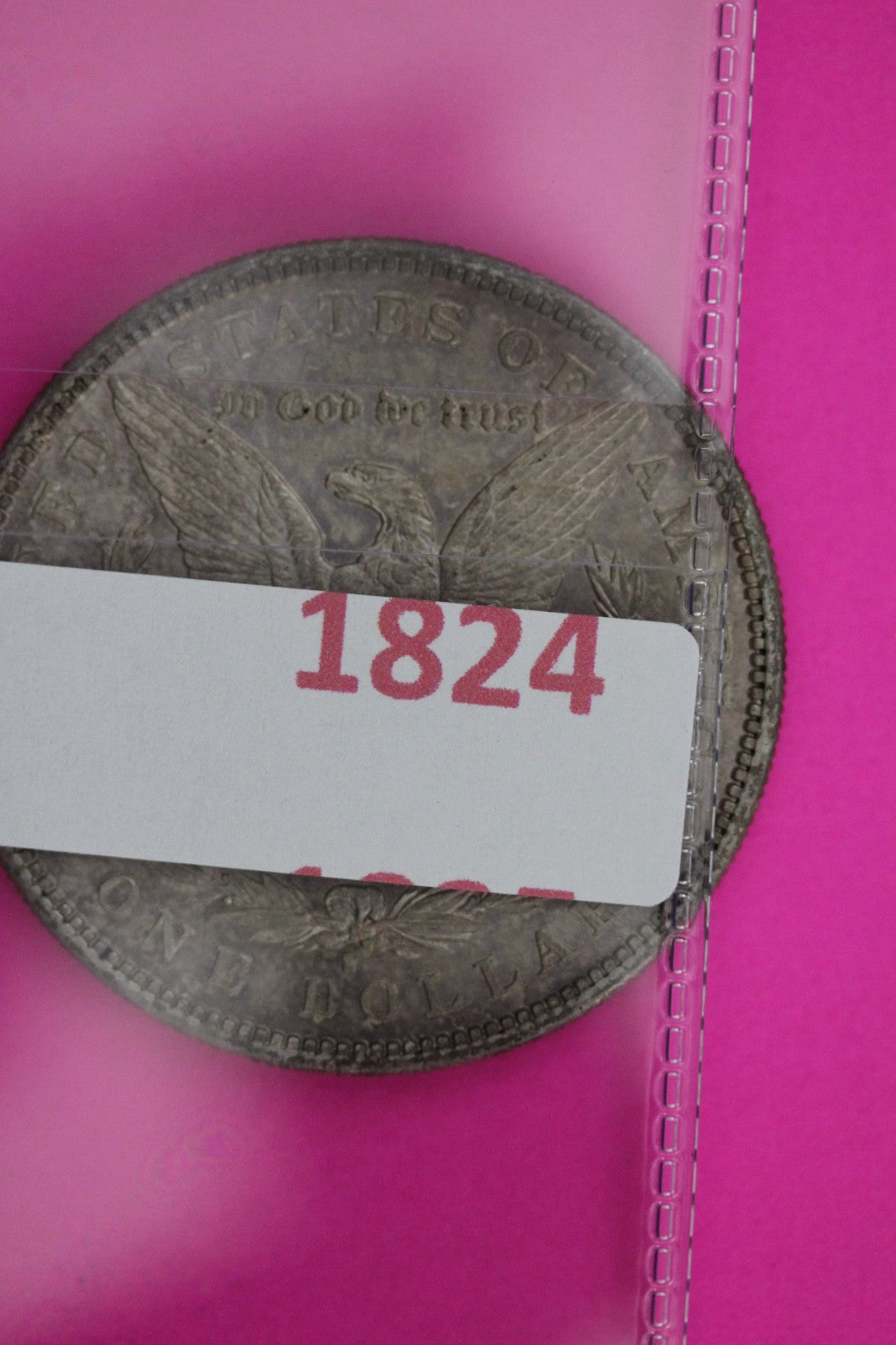 Toned High Grade 1881 S Morgan Liberty Silver Dollar Guaranteed Authentic 1824