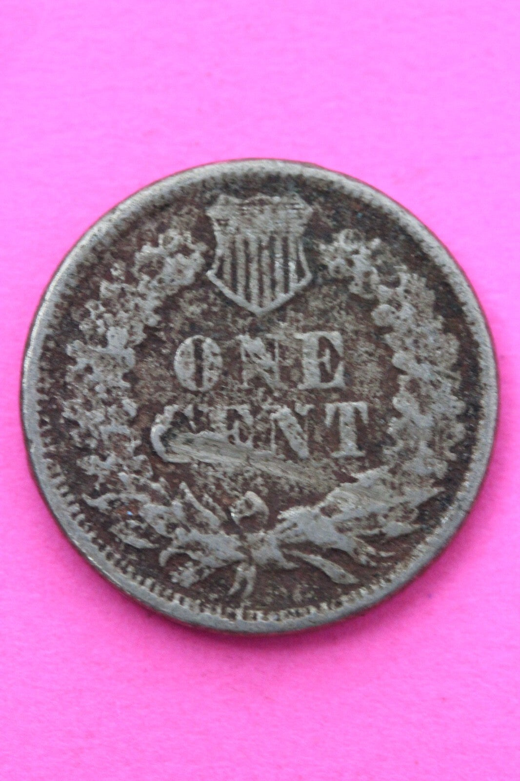 1862 Copper Nickel Indian Head Cent Penny Exact Early Type Coin Pictured 189