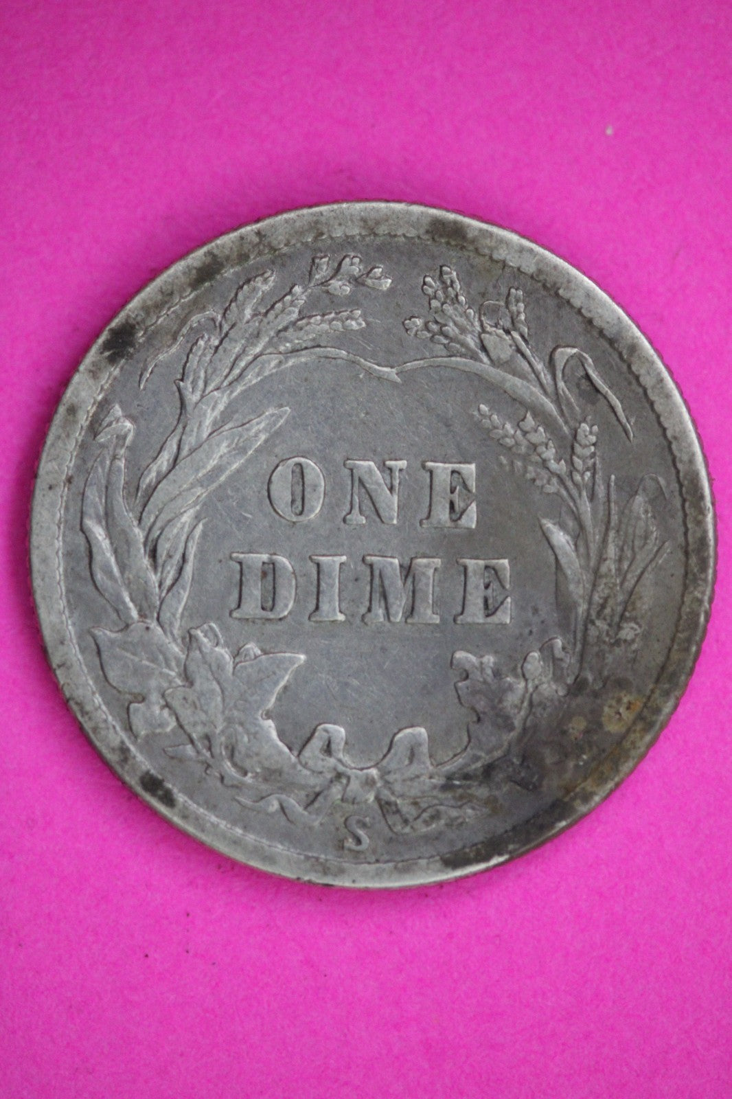 1916 S Barber Liberty Dime Guaranteed Authentic & Genuine Silver Coin 2985