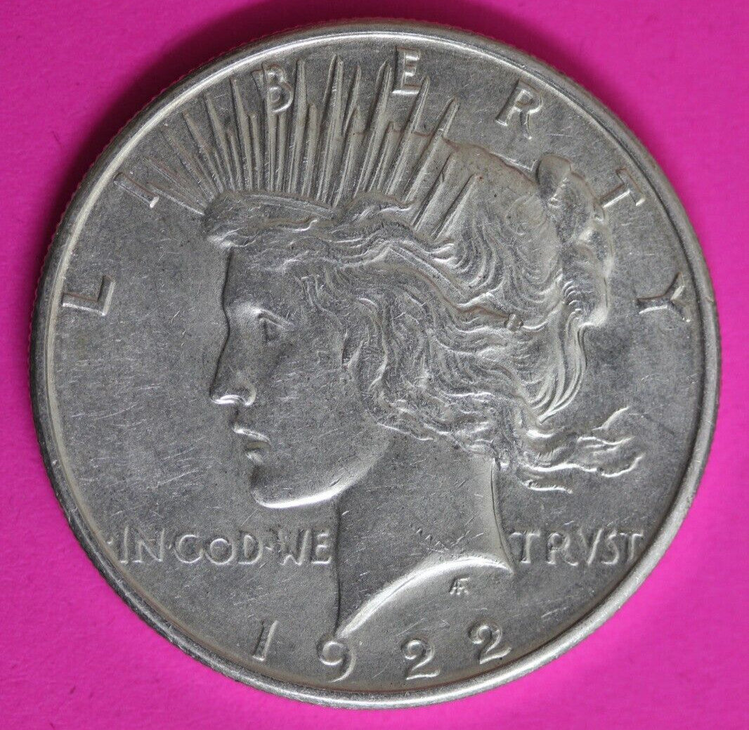 High Grade 1922 S Liberty Peace Silver Dollar San Francisco Mint Nice Luster 173