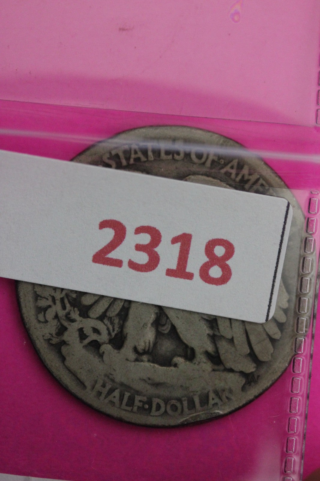 1916 D Walking Liberty Silver Half Dollar Guaranteed Authentic Genuine Coin 2318