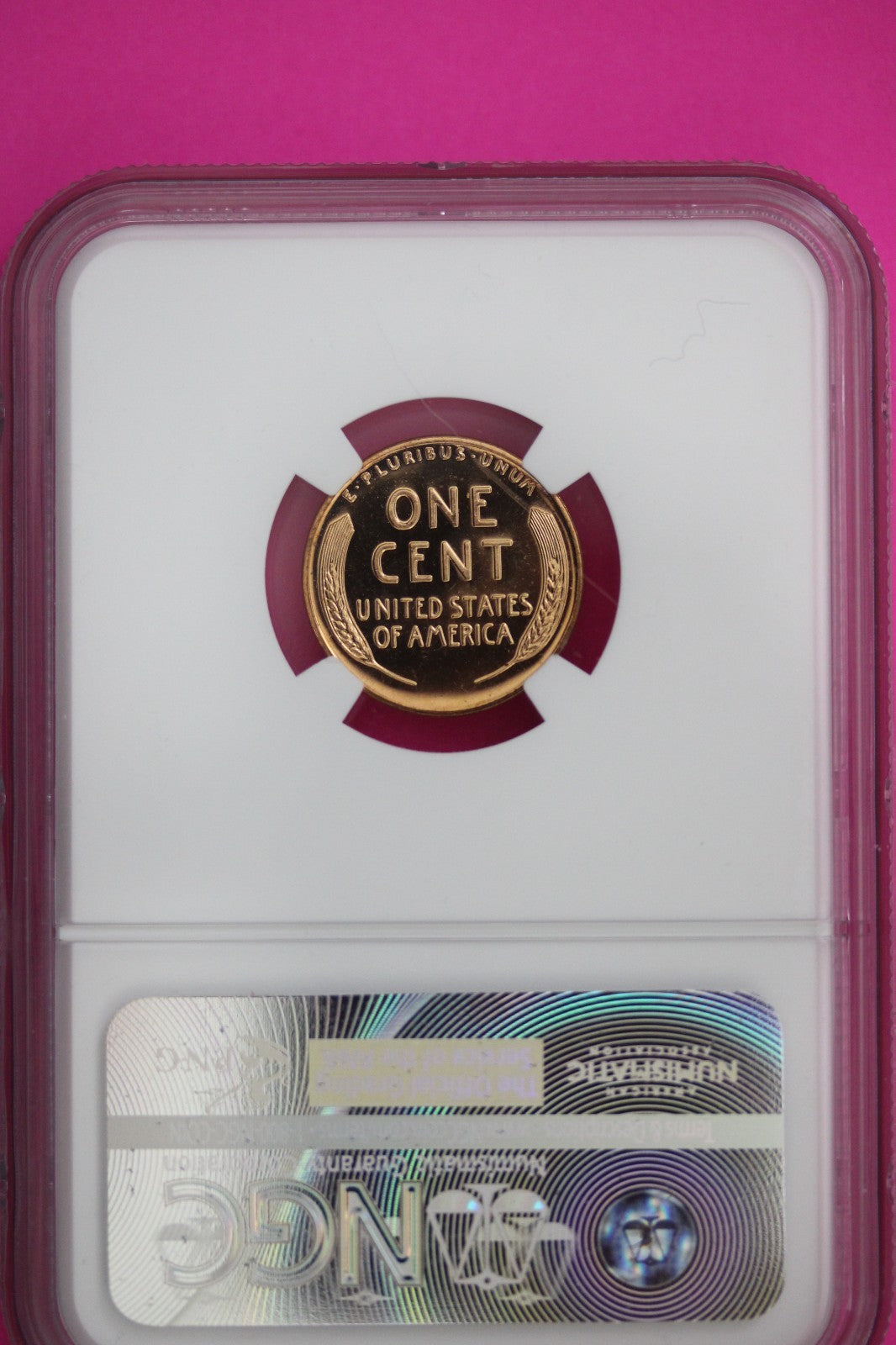 1958 PF 67 Red Lincoln Wheat Cent Proof Coin NGC certified Authentic Slab 296