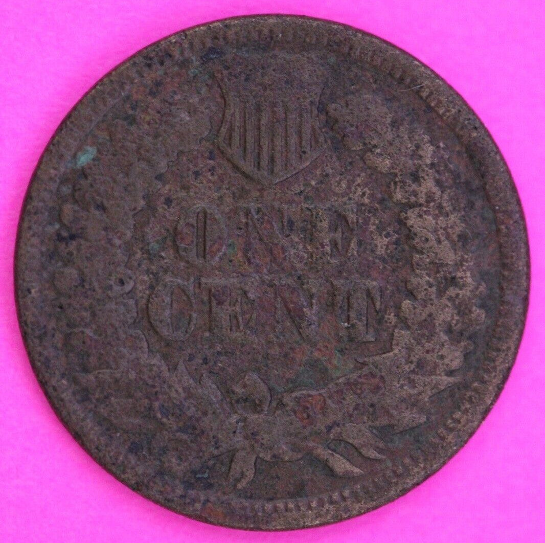 1864 L On Ribbon Bronze Indian Head Cent Penny Rare Exact Coin Shown 339