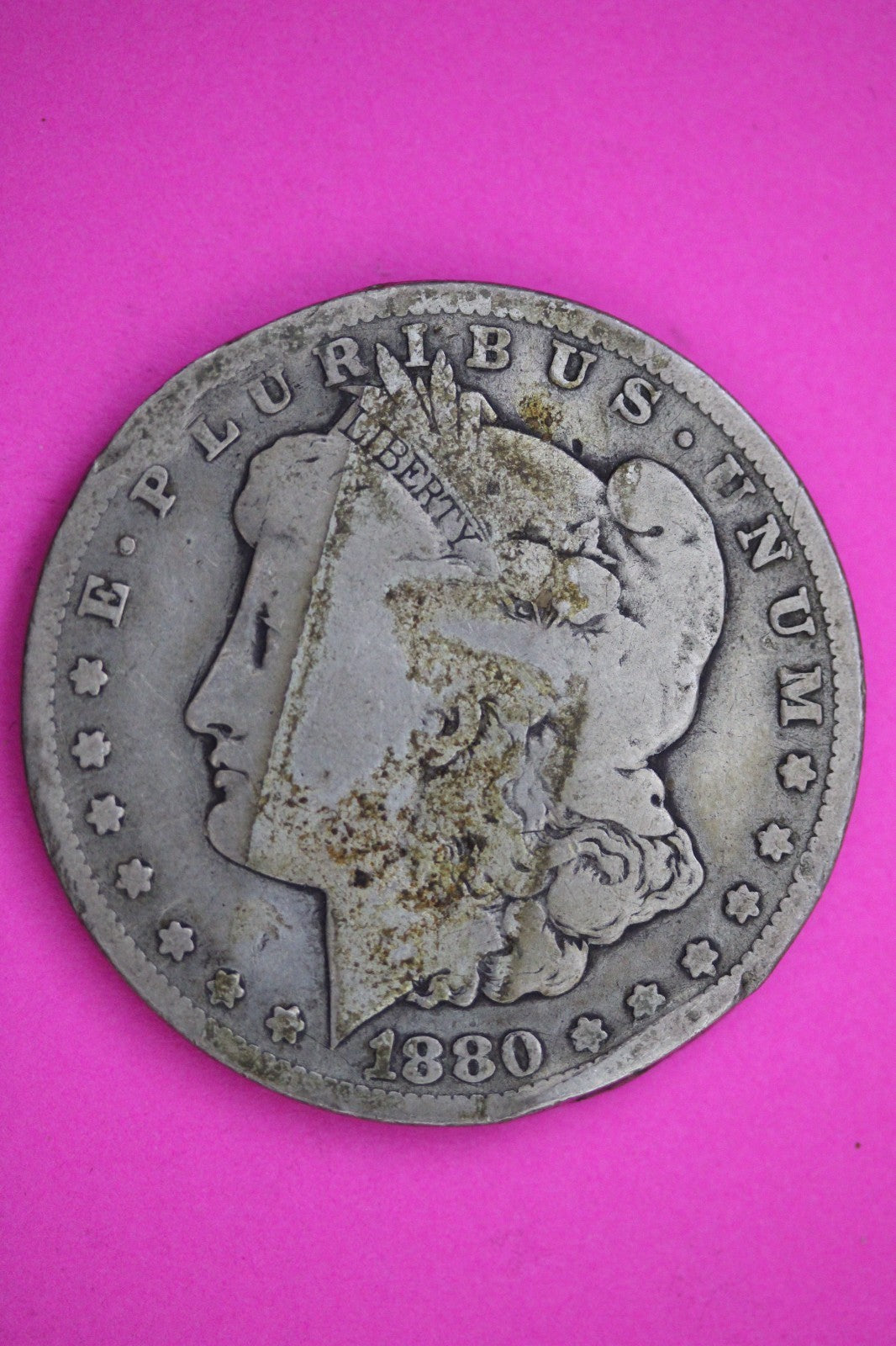 1880 CC Morgan Silver Dollar Coin Guaranteed Authentic American Seller 2508