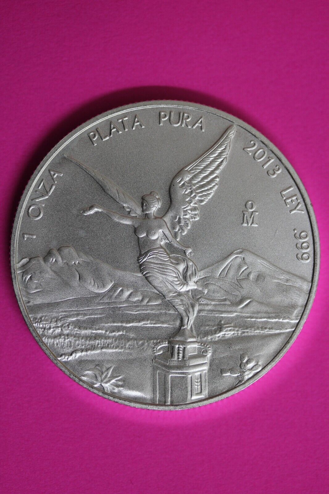 Gem BU 2013 Mexico Libertad Same Coin In Pics 1 Onza 1 OZ .999 Silver Coin 111