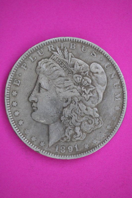 1891 O Morgan Lady Liberty Silver Dollar Guaranteed Authentic & Genuine 2702