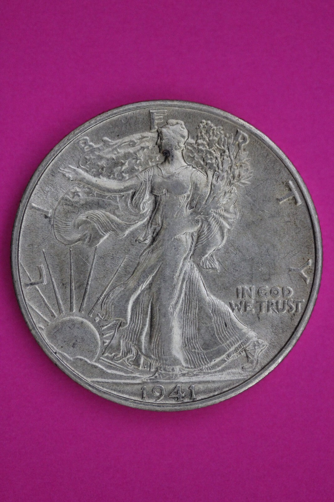 High Grade 1941 S Walking Liberty Silver Half Dollar Guaranteed Authentic 1340