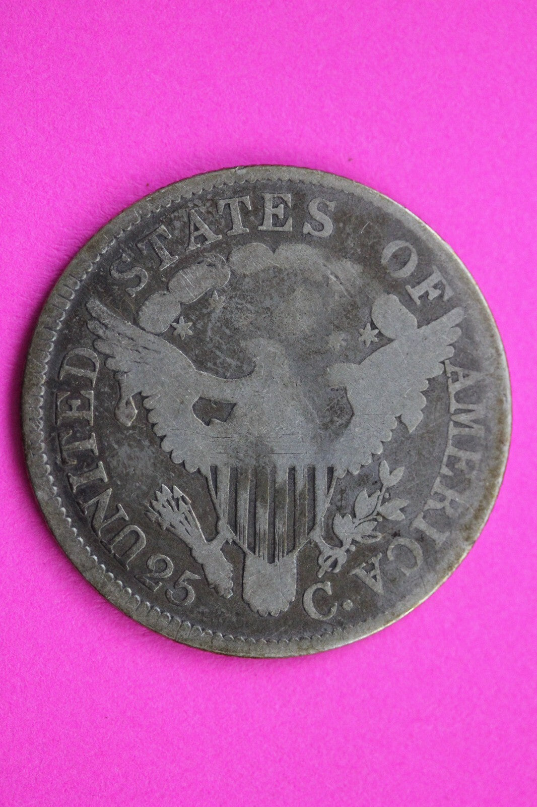 1806 Draped Bust Quarter Lady Liberty Rare Silver Key Date Coin Authentic 0874N