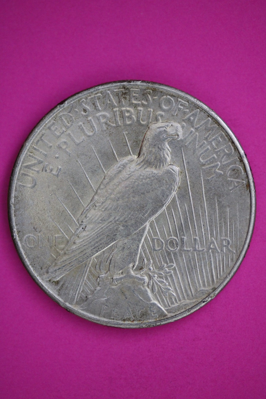 1935 P Peace Lady Liberty Semi Key Date Silver Dollar Guaranteed Authentic 2719