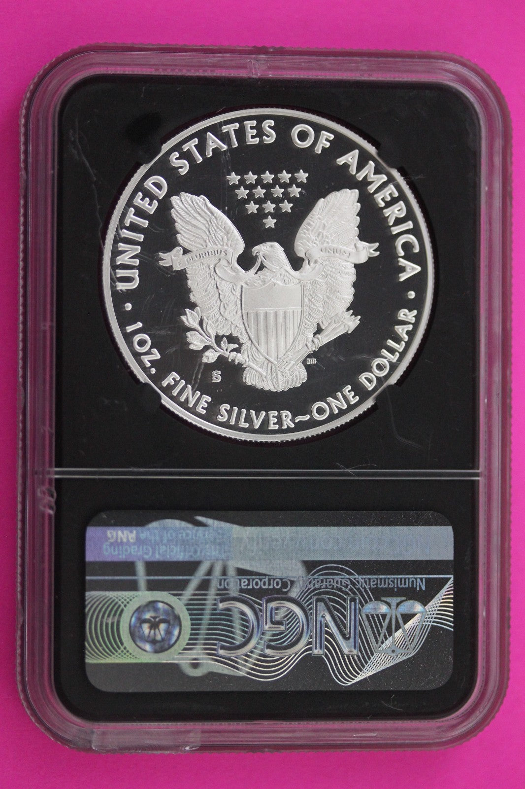 2022 S PF 70 Silver Eagle Proof DCAM 1 OZ .999 Silver NGC 1rst Day Issue 695