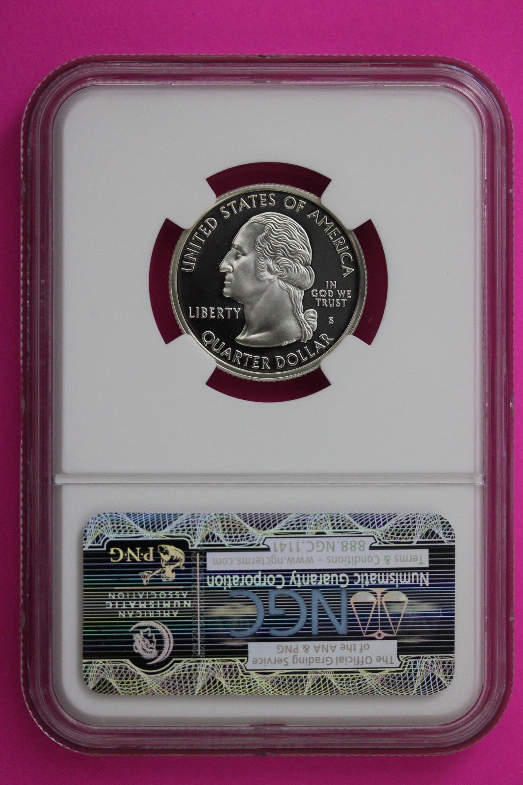 2000 S PF 70 South Carolina Silver State Quarter NGC Certified Authentic 402