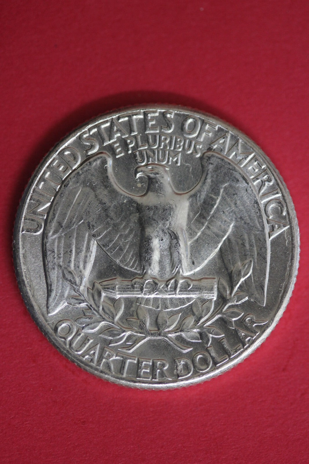 1963 Uncirculated Type B Reverse George Washington Quarter Exact Coin OCE 136