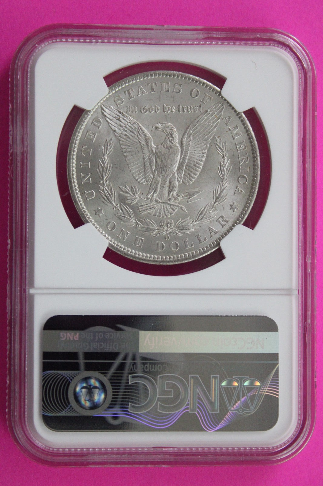 1901 O MS 63 Liberty Morgan Silver Dollar NGC Certified Graded Authentic 852