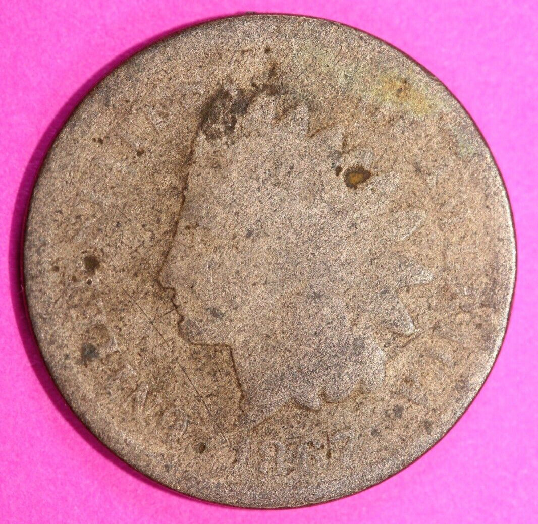 1867 Indian Head Cent Penny Scarce Early Type Coin Exact Coin Pictured 187
