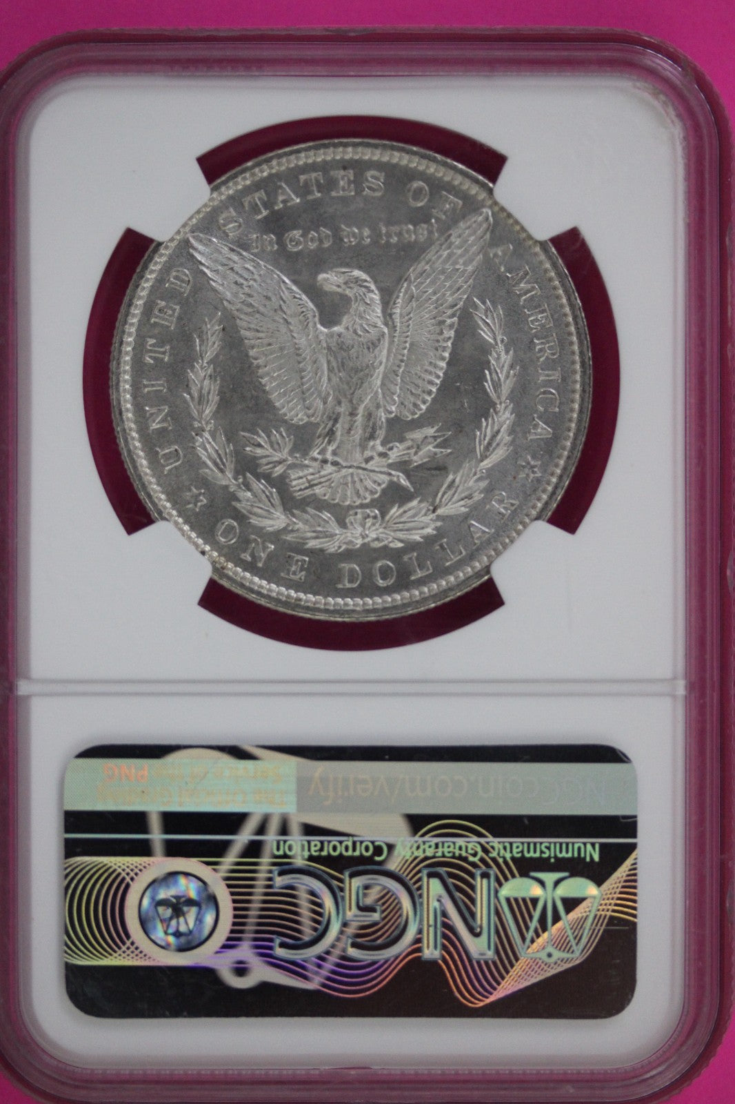 1879 P MS 63 Liberty Morgan Silver Dollar NGC Certifed Graded Authentic Slab 153