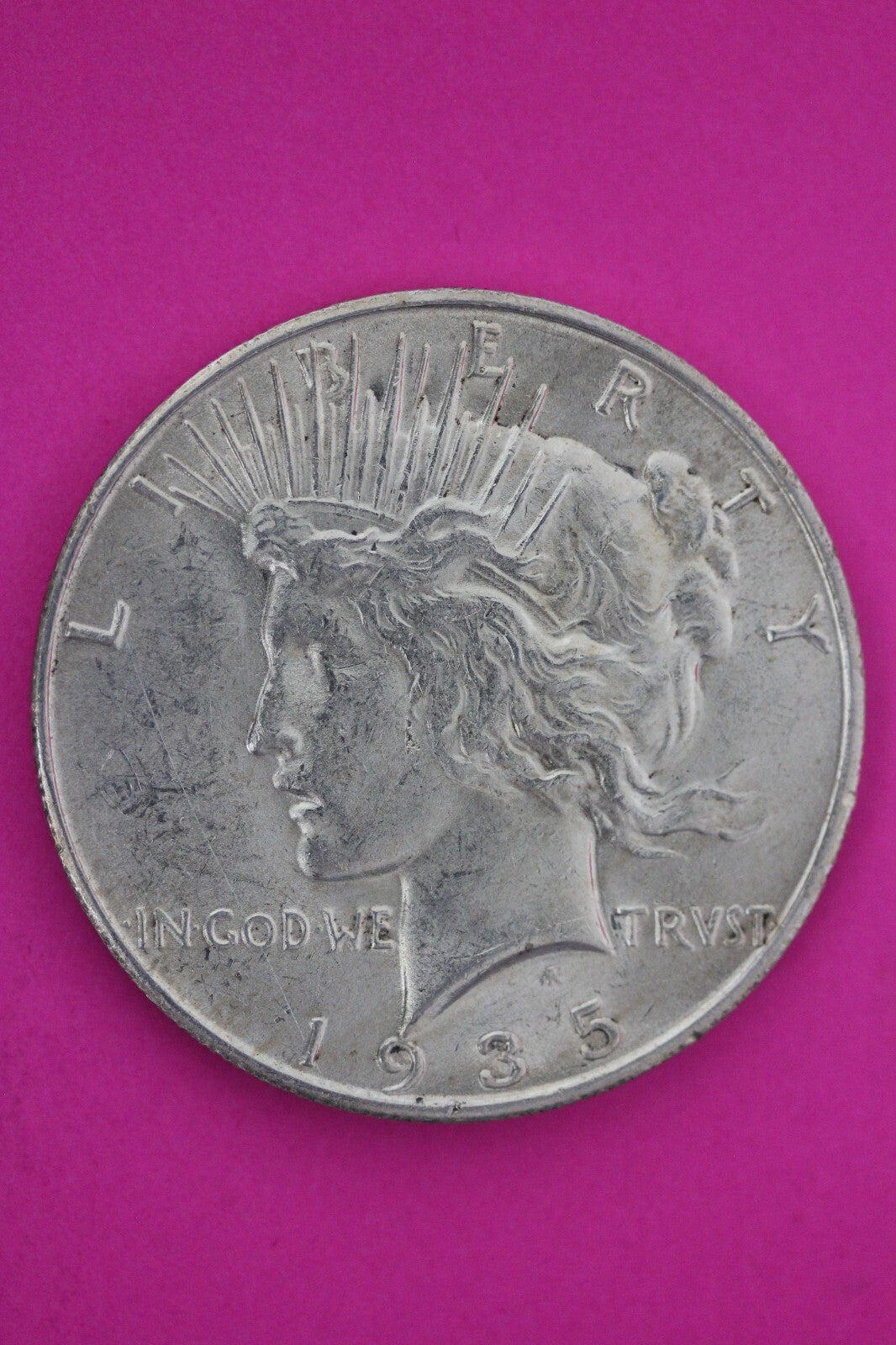 High Grade 1935 S Liberty Peace Silver Dollar San Francisco Semi Key Coin 102