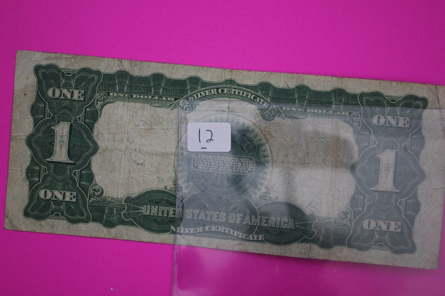 1899 $1 One Dollar Black Eagle Silver Certificate FR 232 Guaranteed Authentic 12