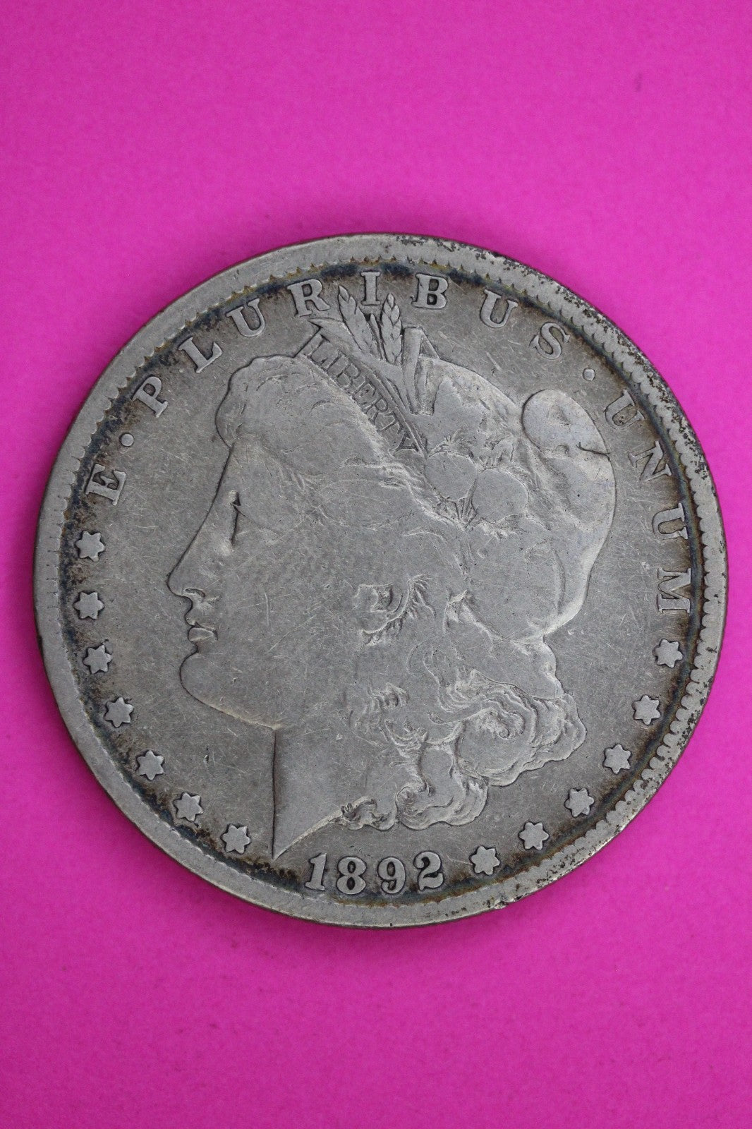 1892 S Morgan Lady Liberty Silver Dollar Guaranteed Authentic & Genuine 1742