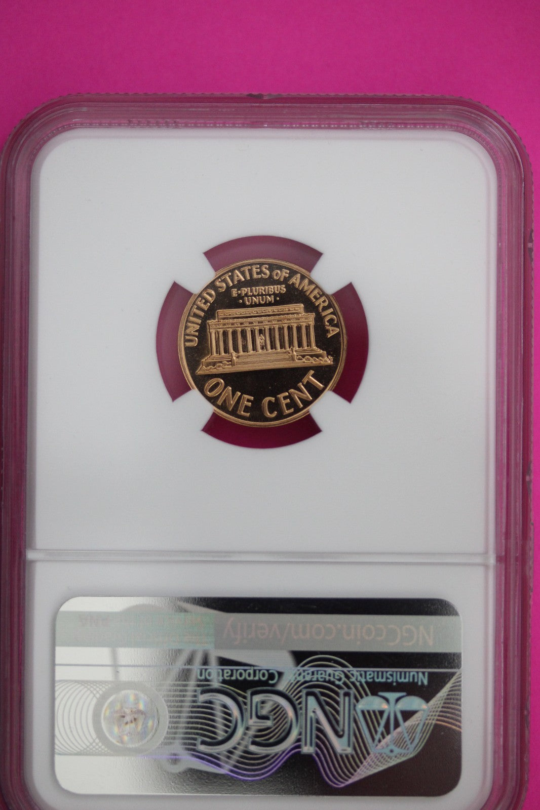 1962 PF 67 Red Lincoln Memorial Cent Proof Coin NGC certified Authentic Slab 305