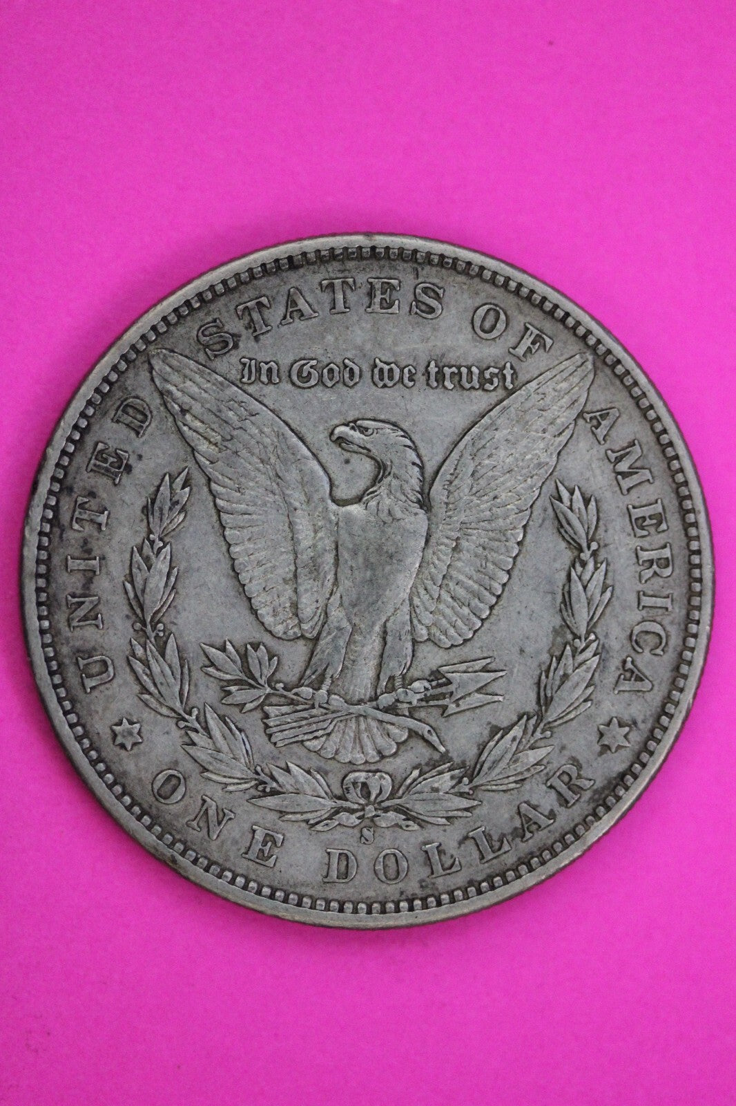 Toned 1898 S Morgan Lady Liberty Silver Dollar Key Date Coin San Francisco 394