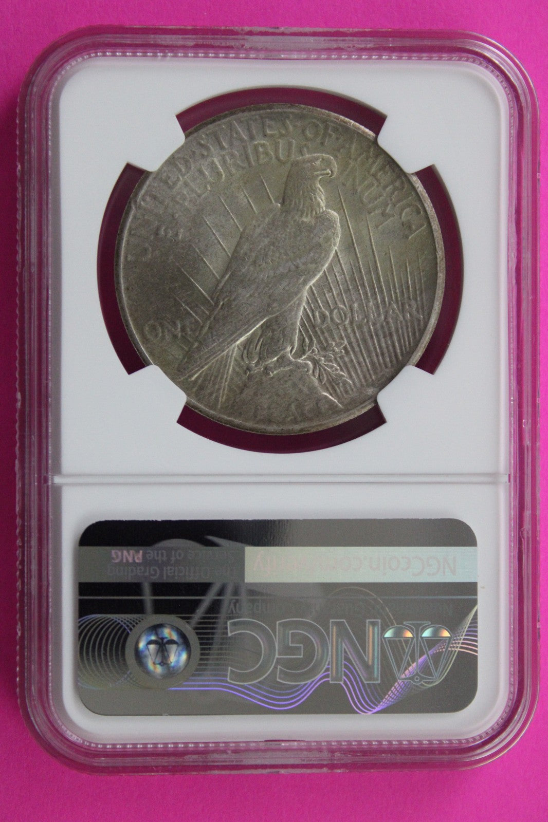 1926 P MS 63 Liberty Peace Silver Dollar NGC Certified Graded Authentic 745