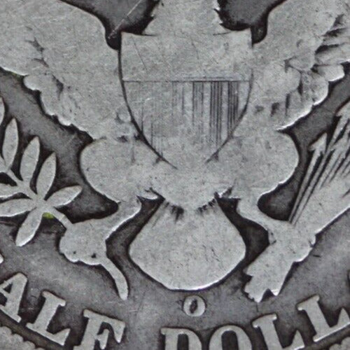 1907 O Barber Liberty Half Dollar Scarce Semi Key Date Coin New Orleans Mint 176