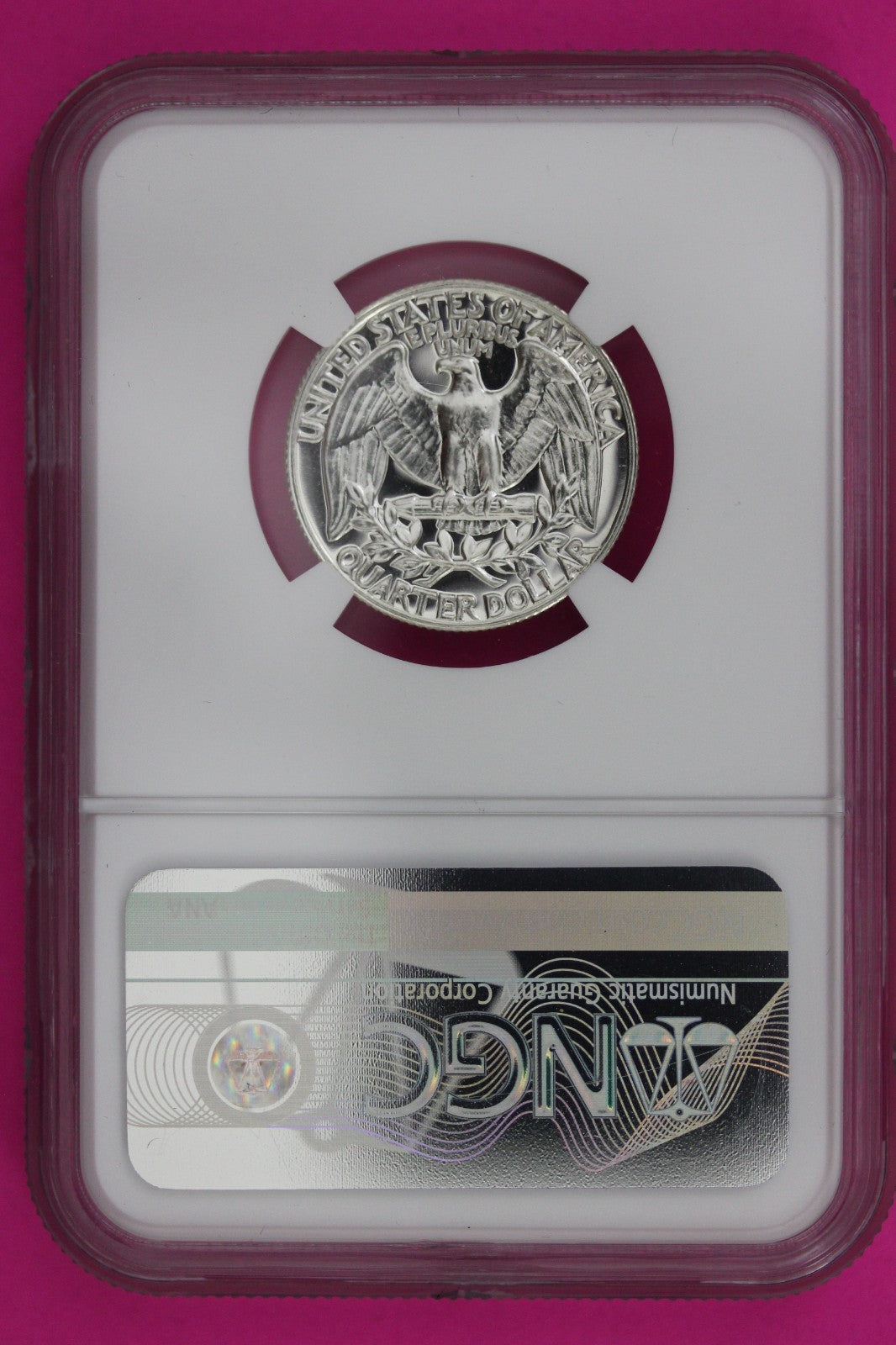 1958 PF 67 Proof Washington Silver Quarter NGC Certified Graded Authentic 1347