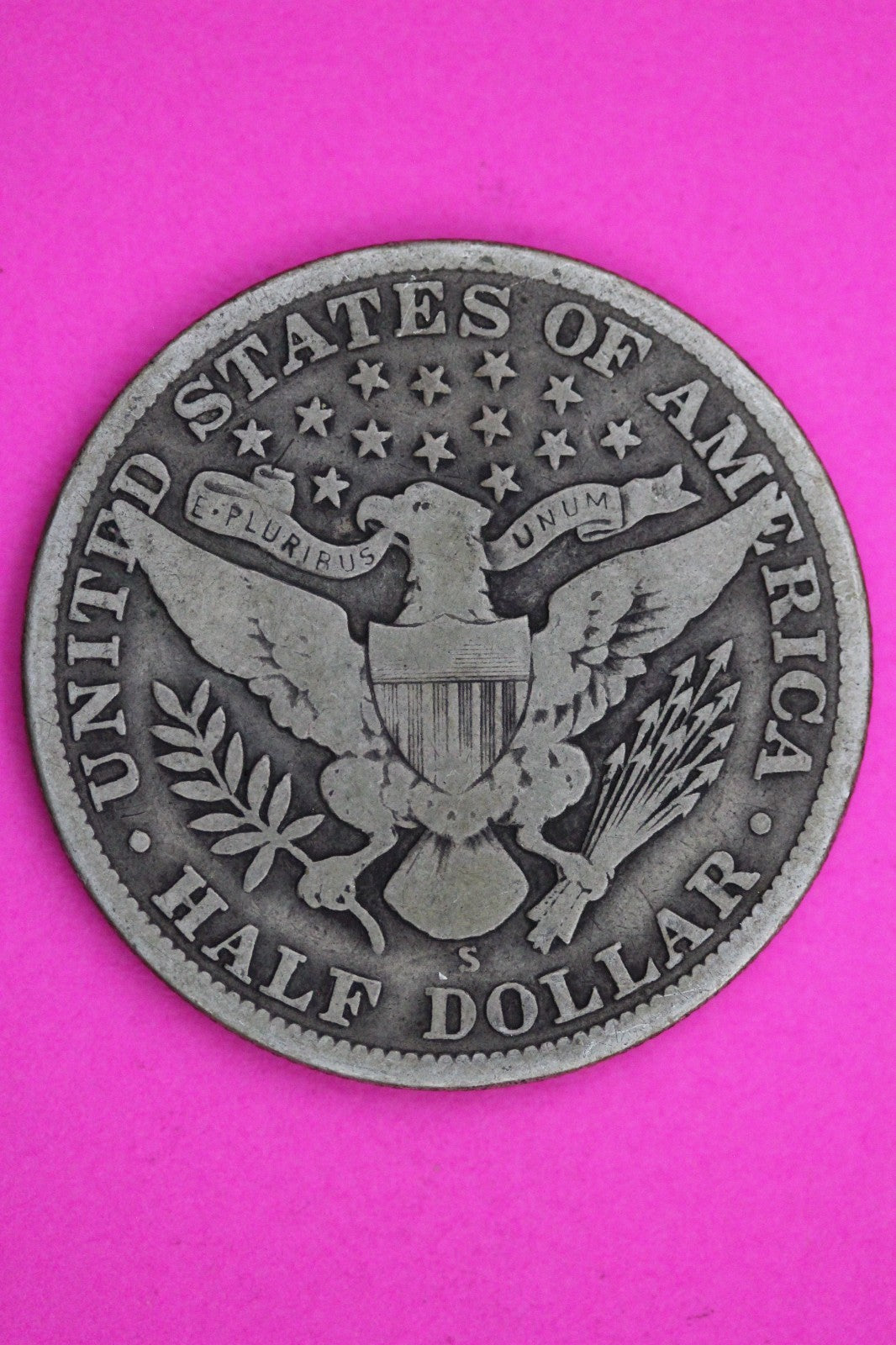 1913 S Barber Liberty Silver Half Dollar Guaranteed Authentic Genuine Coin 2331