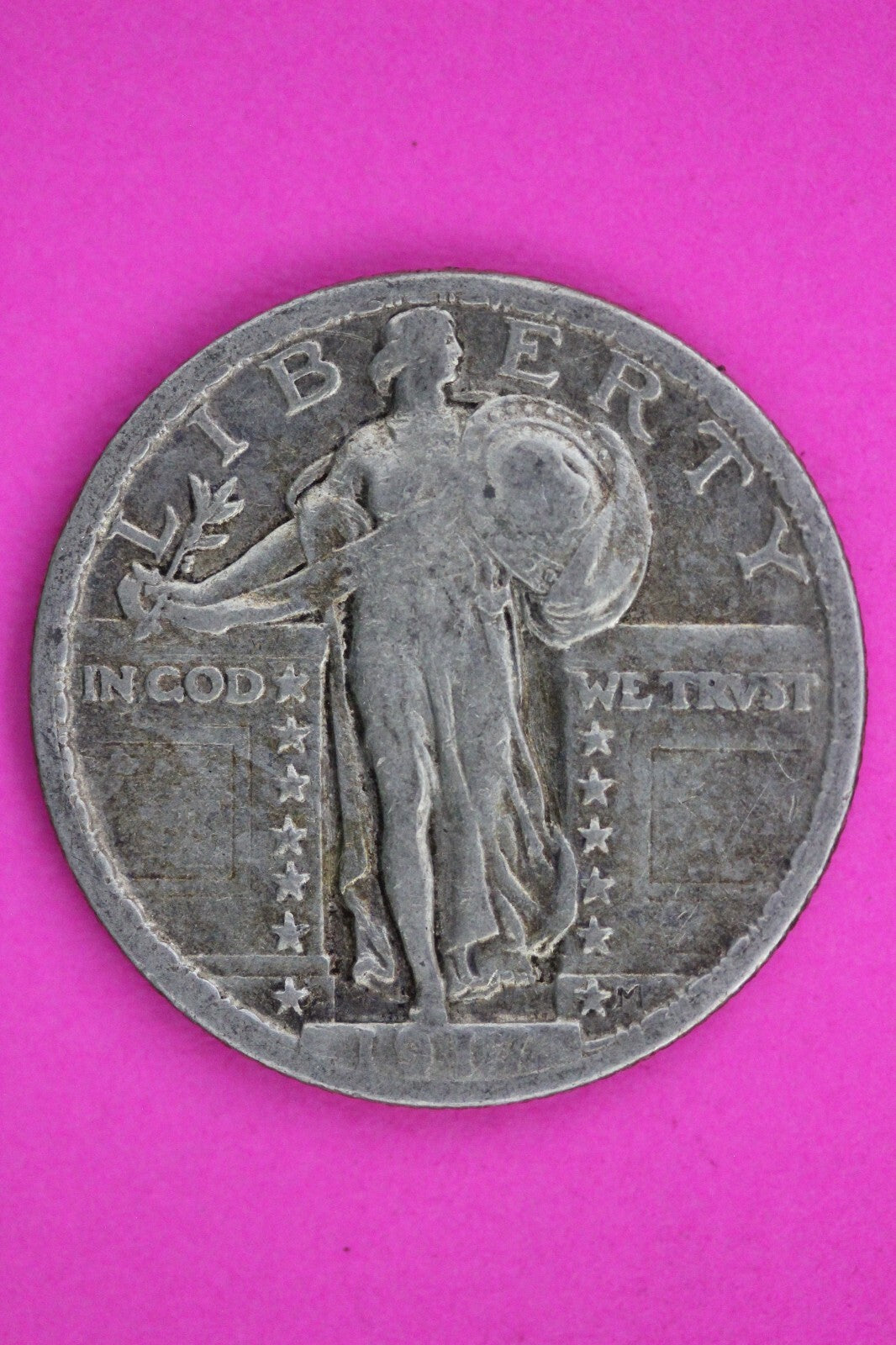 1917 P Type 2 Standing Liberty Silver Quarter Key Date Coin Exact Coin In Pic 27